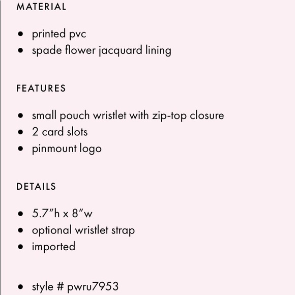 🌴SUMMER SALE 🌴💯✔️ Authentic Kate Spade Wristlet and card holder - Picture 6 of 7